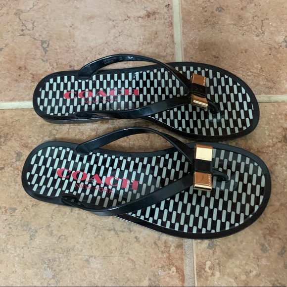 COACH Jelly Flipflops - Picture 1 of 5